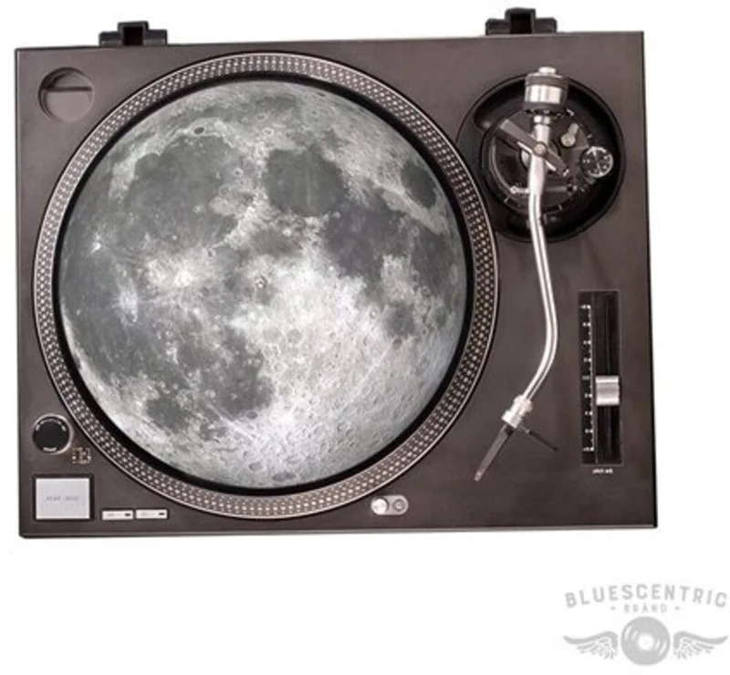 3D Moon Vinyl Record Graphic Turntable Slip Mat - 3d Moon Vinyl Record Graphic Turntable Slip Mat [Vinyl Accessories]