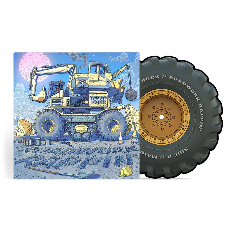 AESOP ROCK - Roadwork Rappin' - 7'' - Die Cut Picture Disc Vinyl