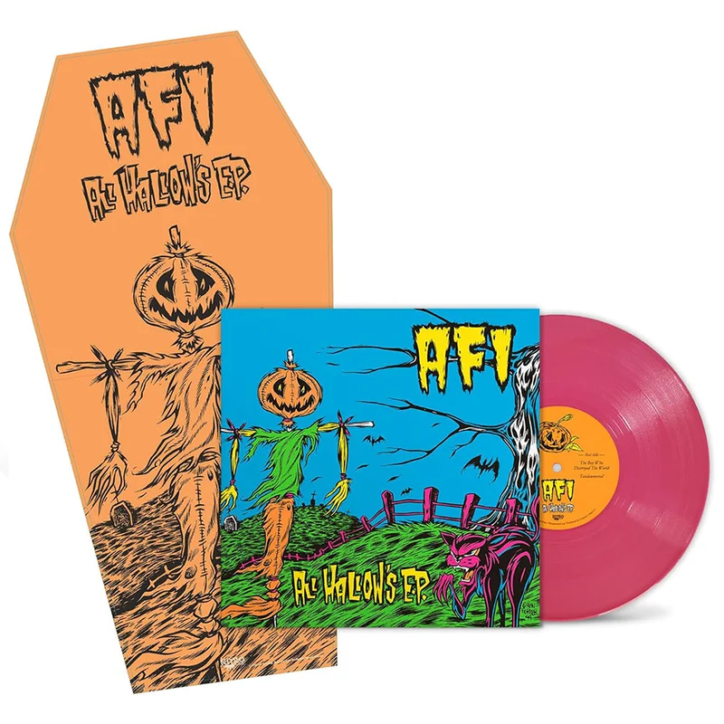 AFI - All Hallow's E.P. (25th Anniversary Edition with Poster insert) - 10'' - Spectral Pink Vinyl [OCT 4]
