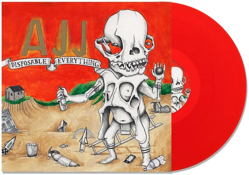 AJJ - Disposable Everything [Indie Exclusive Limited Edition Strawbably Red LP]