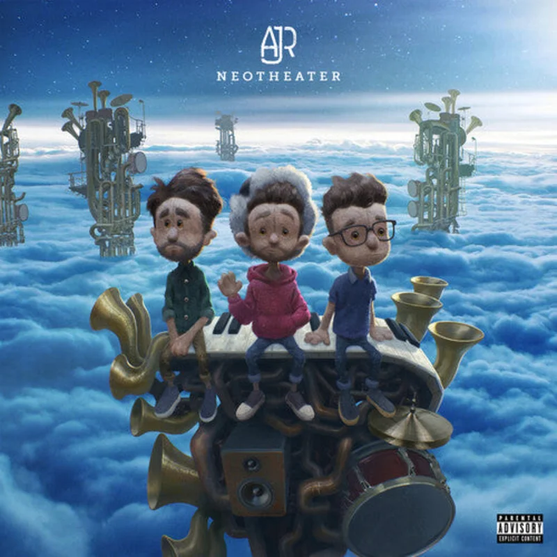 AJR - Neotheater - Clear w/ Blue Splatter LP