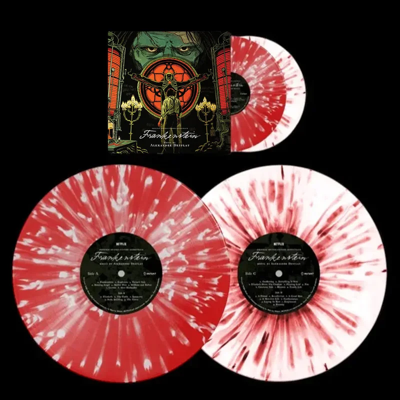 ALEXANDRE DESPLAT - Frankenstein (Original Soundtrack) [RSD Stores Exclusive] - 2LP - Red & White Splatter Vinyl [FEB 6]