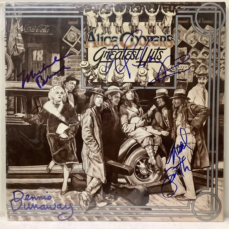 Alice Cooper - Alice Cooper's Greatest Hits - Autographed LP