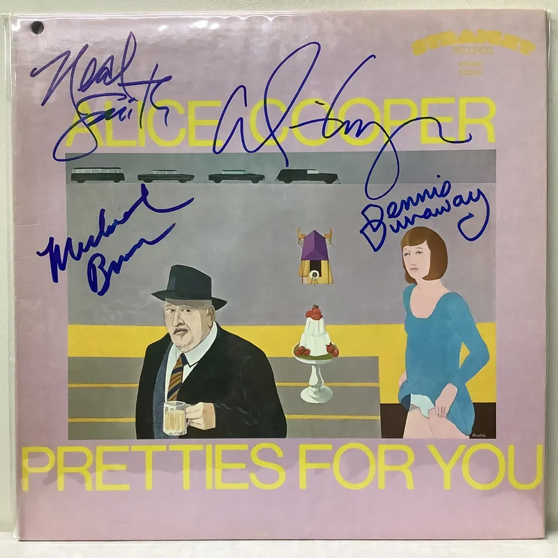 Alice Cooper - Pretties for You - Autographed Straight LP