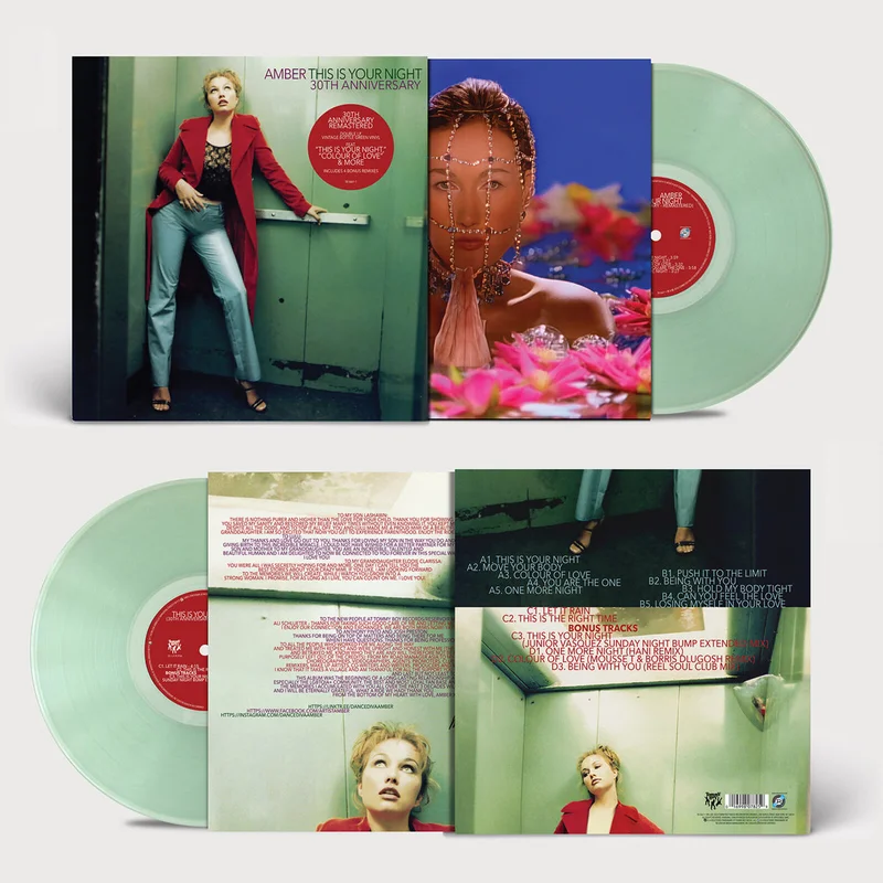 Amber - This Is Your Night (30Th Anniversary) LPX2, VINTAGE BOTTLE GREEN VINYL W/ SLEEVES/JACKET (Vinyl LP) PRE-ORDER
