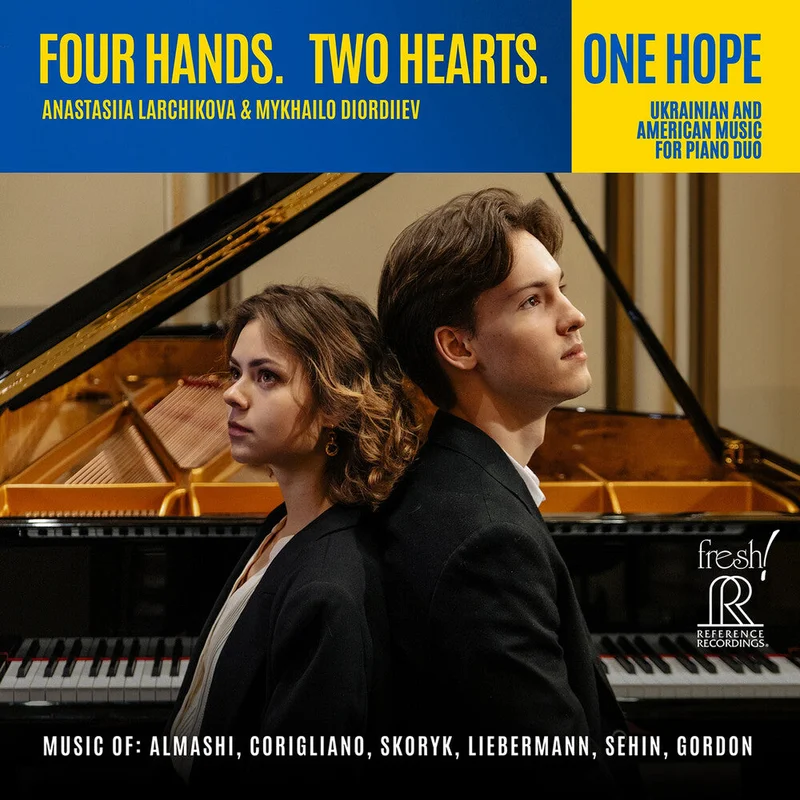 Anastasiia Larchikova - Four Hands. Two Hearts. One Hope [CD]