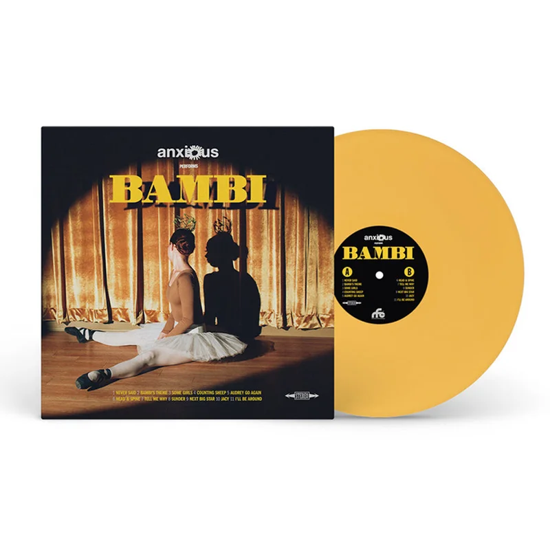 ANXIOUS - Bambi (with Poster) - LP - Yellow Vinyl