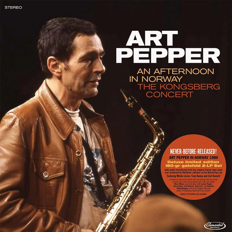 ART PEPPER - An Afternoon in Norway: The Kongsberg Concert - 2LP - Deluxe Gatefold 180g Vinyl