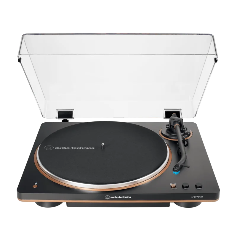 Audio Technica - AT-LP70XBT Automatic Bluetooth Wireless Turntable Bronze/Black