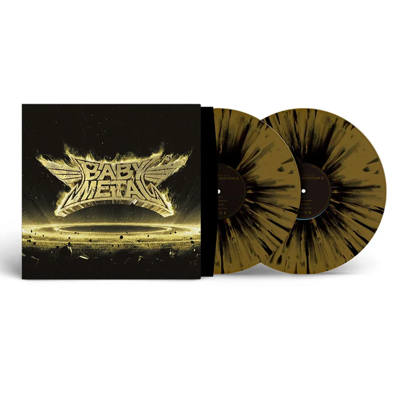 BABYMETAL - Metal Resistance (Repress) - 2LP - Gold & Black Splatter Vinyl