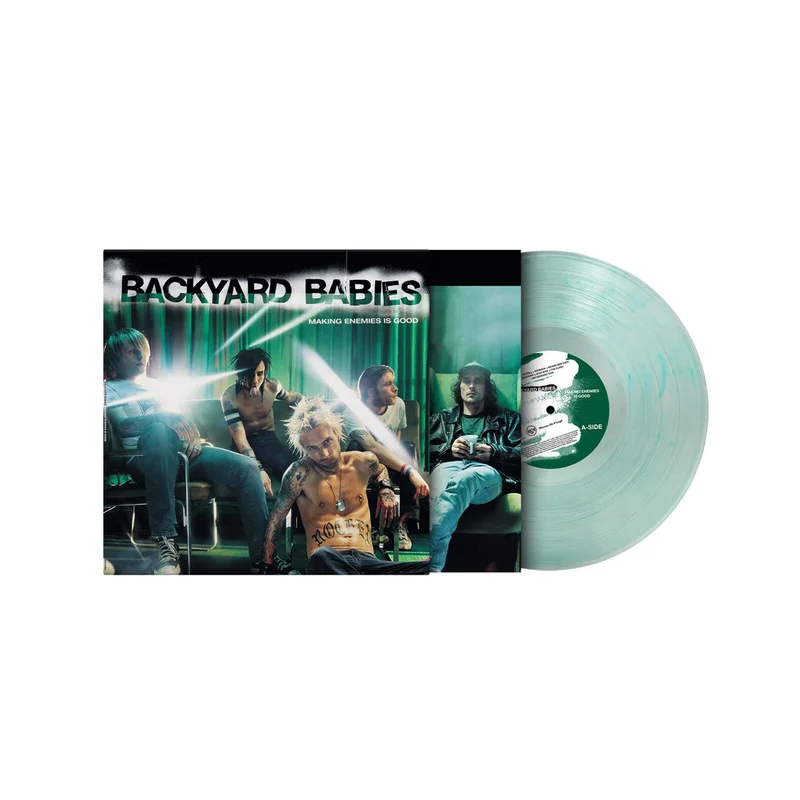 Backyard Babies - Making Enemies Is Good TRANSLUCENT GREEN MARBLED VINYL (Vinyl LP) PRE-ORDER