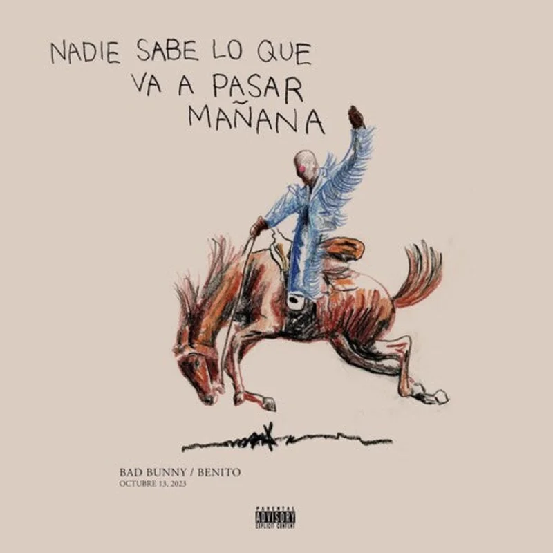 Bad Bunny -  Nadie Sabe Lo Que Va A Pasar Manana (Blue Vinyl)