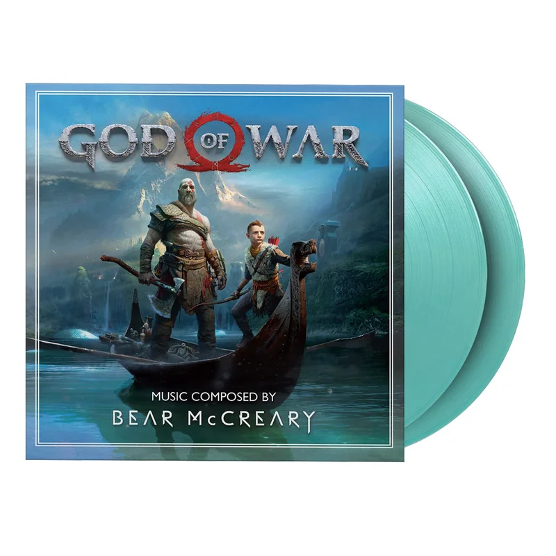 BEAR MCCREARY - God Of War (Original Soundtrack) [Repress] - 2LP - 180g Turquoise Coloured Vinyl [APR 3]