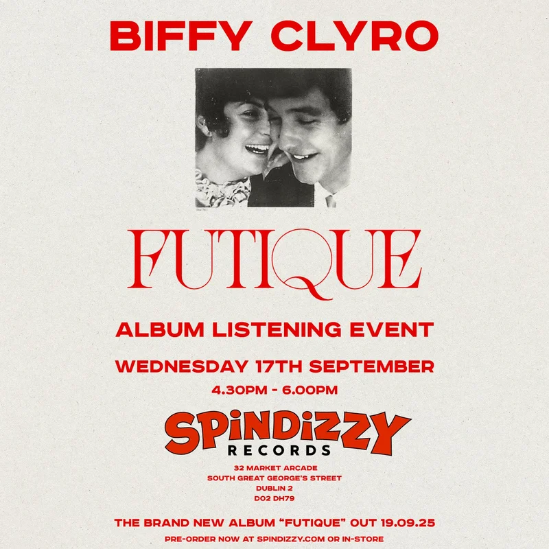 BIFFY CLYRO - Listening Party - SEPTEMBER 17th