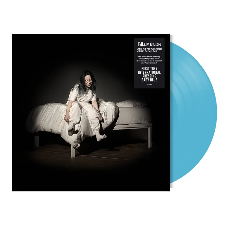 Billie Eilish  WHEN WE ALL FALL ASLEEP, WHERE DO WE GO? [first INTL pressing in baby blue] Ltd Edition