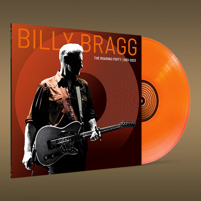 BILLY BRAGG - The Roaring Forty 1983-2023 - LP - Orange Vinyl