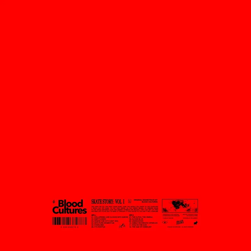 Blood Cultures - Skate Story Vol. 1 [Red Vinyl]