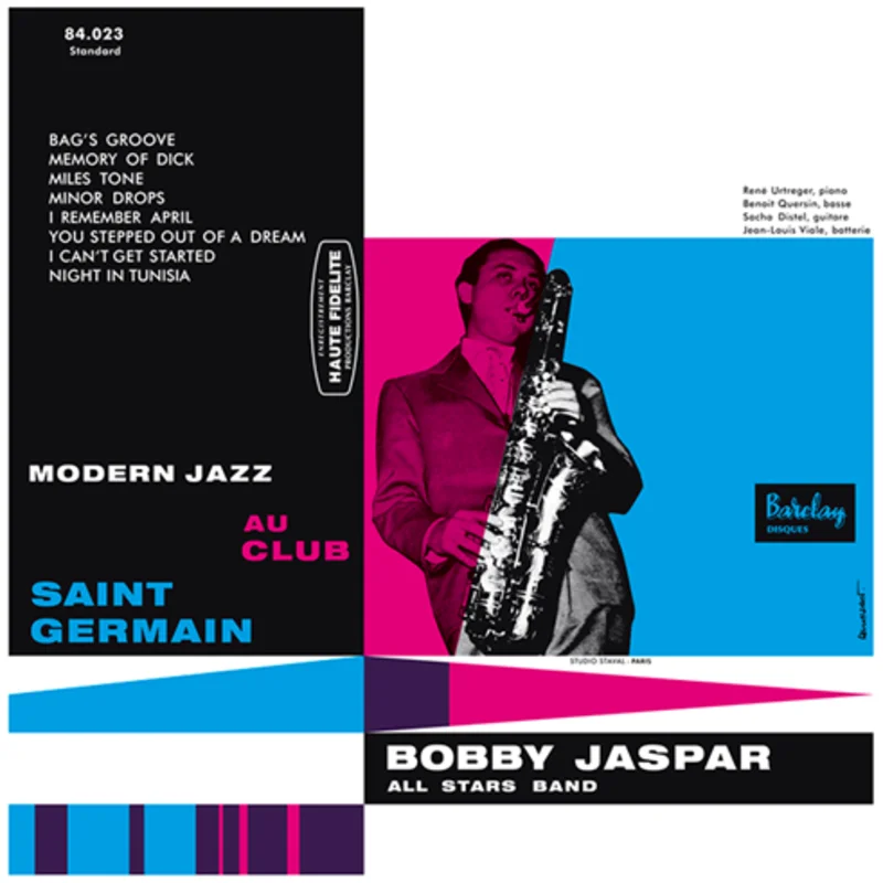 Bobby Jaspar Modern Jazz au Club St Germain Barclay 1956 (180g Vinyl LP)
