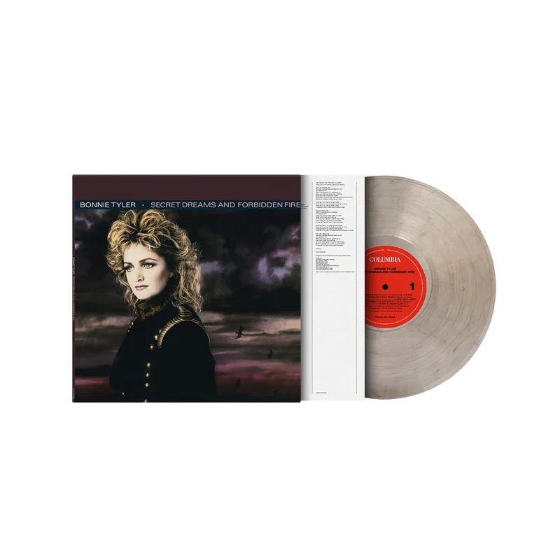Bonnie Tyler - Secret Dreams And Forbidden Fire CRYSTAL CLEAR & BLACK MARBLED VINYL (Vinyl LP) PRE-ORDER