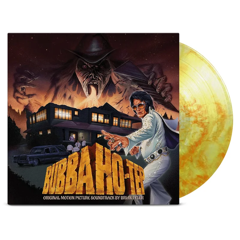 BRIAN TYLER - Bubba Ho-Tep (Original Soundtrack) [with Art Print] - LP - Egyptian Sand/Silver Swirl Vinyl