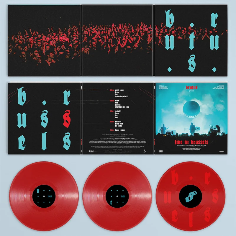 BRUTUS - Live in Brussels - 3LP - Red Vinyl