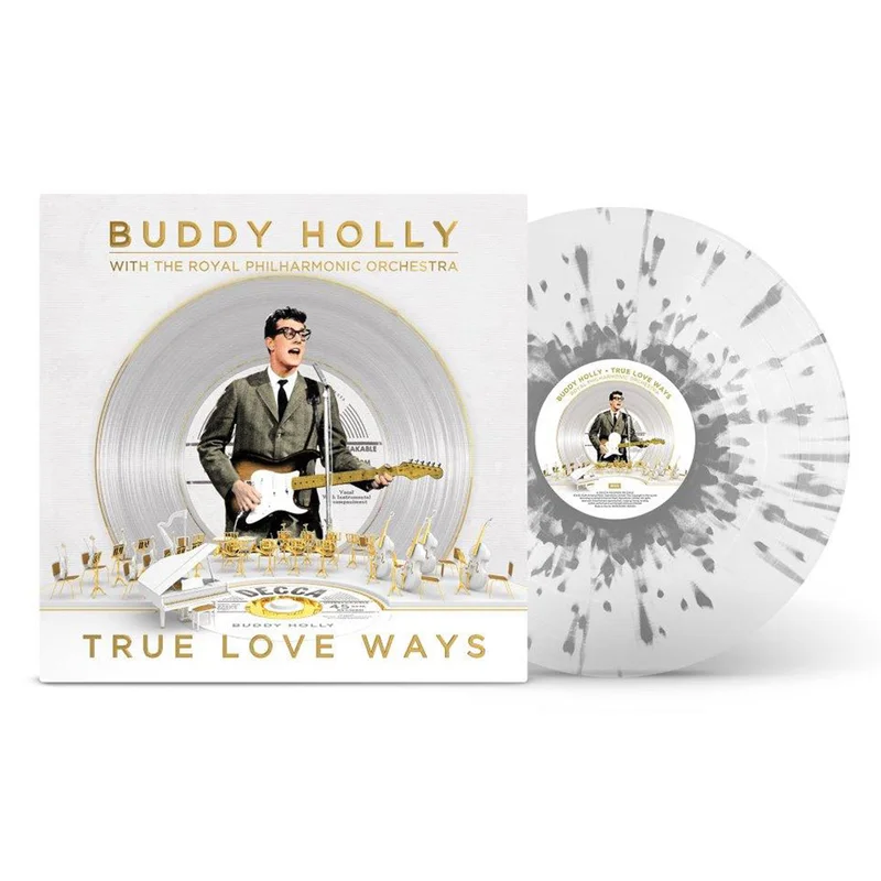 BUDDY HOLLY WITH THE ROYAL PHILHARMONIC ORCHESTRA - True Love Ways (Reissue with bonus track) - LP - Clear with Grey Splatter Vinyl [NOV 29]