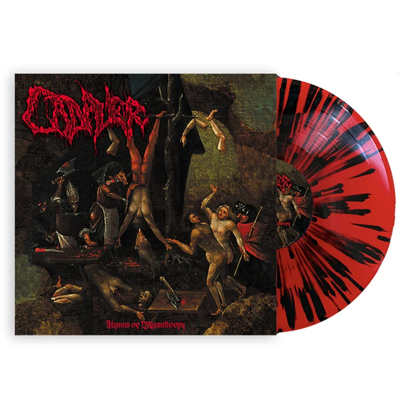 CADAVER - Hymns Of Misanthropy - LP - Red with Black Splatter Vinyl [MAY 30]