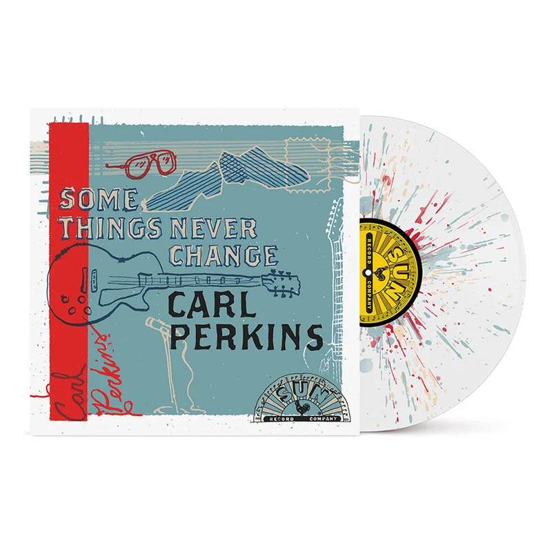 CARL PERKINS - Some Things Never Change - LP - Translucent w/ Blue Suede Splatter Vinyl