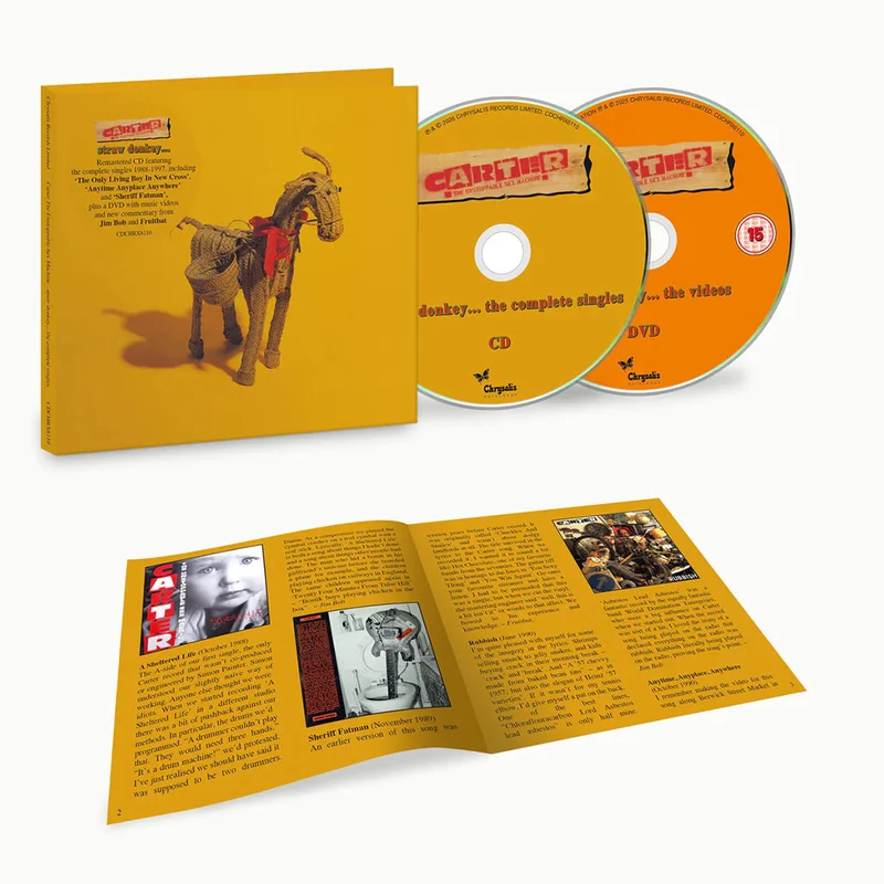 CARTER THE UNSTOPPABLE SEX MACHINE - Straw Donkey... The Complete Singles (Expanded Edition) - CD + DVD [MAR 20]