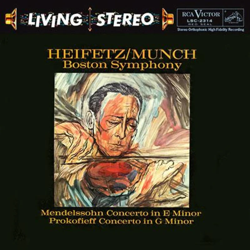 Charles Munch - Mendelssohn: Concerto in E Minor/ Prokofiev: Concerto No. 2 in G Minor - Jascha Heifetz, violin - Analogue Productions LP