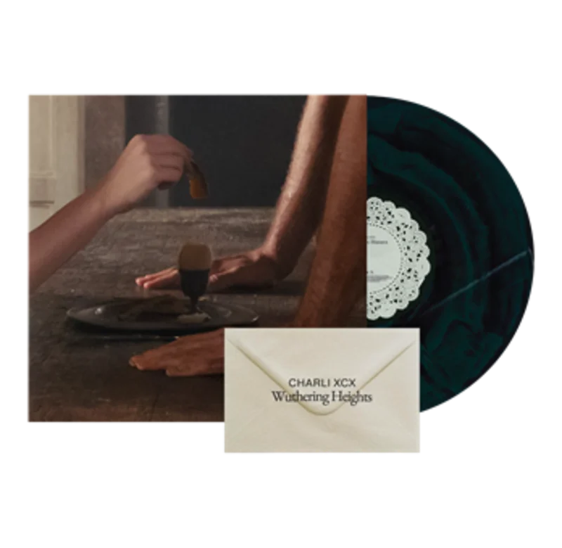 Charli xcx Wuthering Heights 140g Black & Green Marbled vinyl