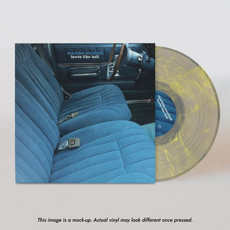 CHARLOTTE CORNFIELD - Hurts Like Hell - LP - Clear w/ Yellow Swirl Vinyl [MAR 27]