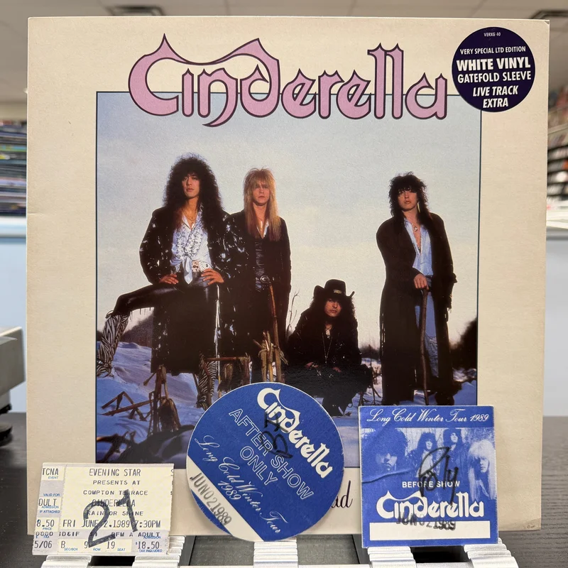 Cinderella - Gypsy Road - Autographed LP