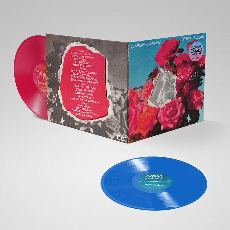 CIRCA WAVES - Death & Love - 2LP - Blue & Pink Vinyl