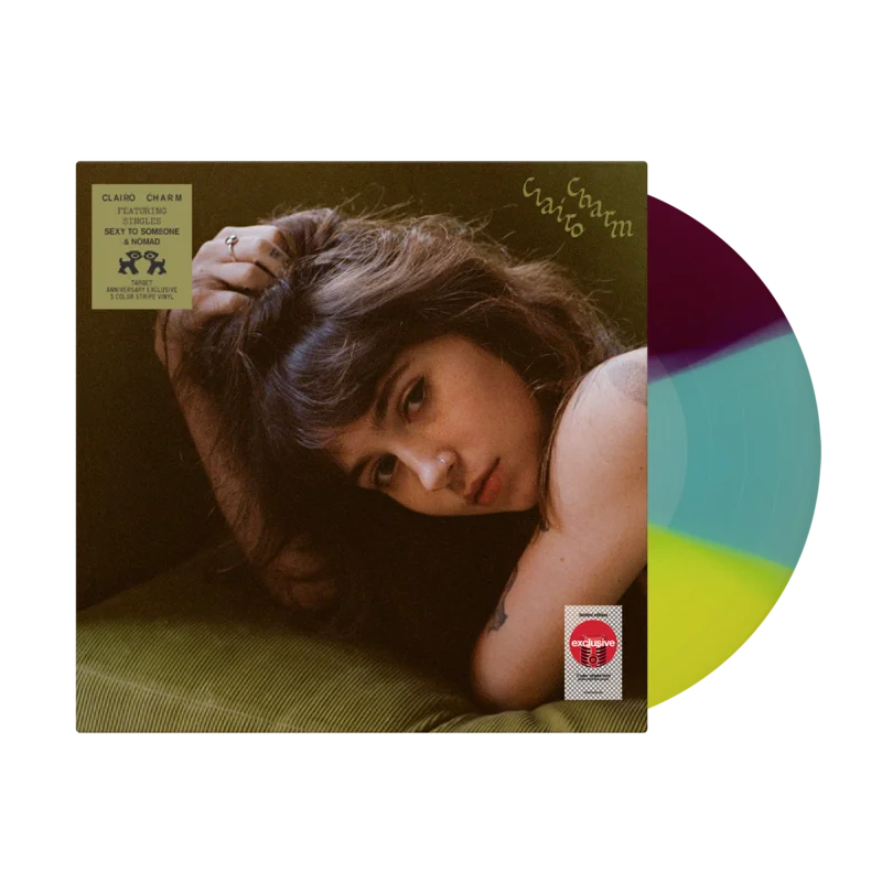 CLAIRO - Charm (Exclusive Anniversary Edition) - LP - 3 Colour Stripe Vinyl (Yellow/Light Blue/Purple)
