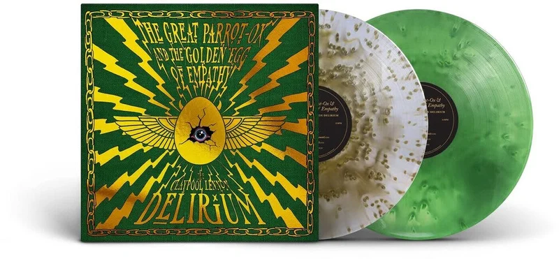 Claypool Lennon Delirium - The Great Parrot-Ox and the Golden Egg of Empathy [Indie Exclusive Cloudy Gold and Cloudy Green with 24 Page Comic Book]