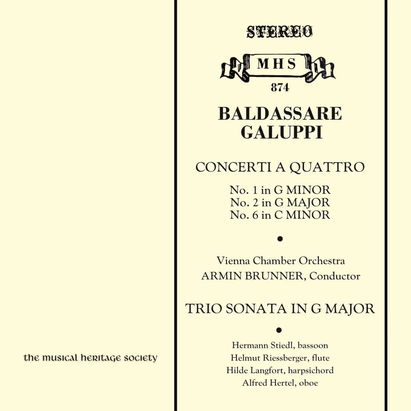 Concerto A Quattro No. 1 In G Minor I. Grave E Adagio
