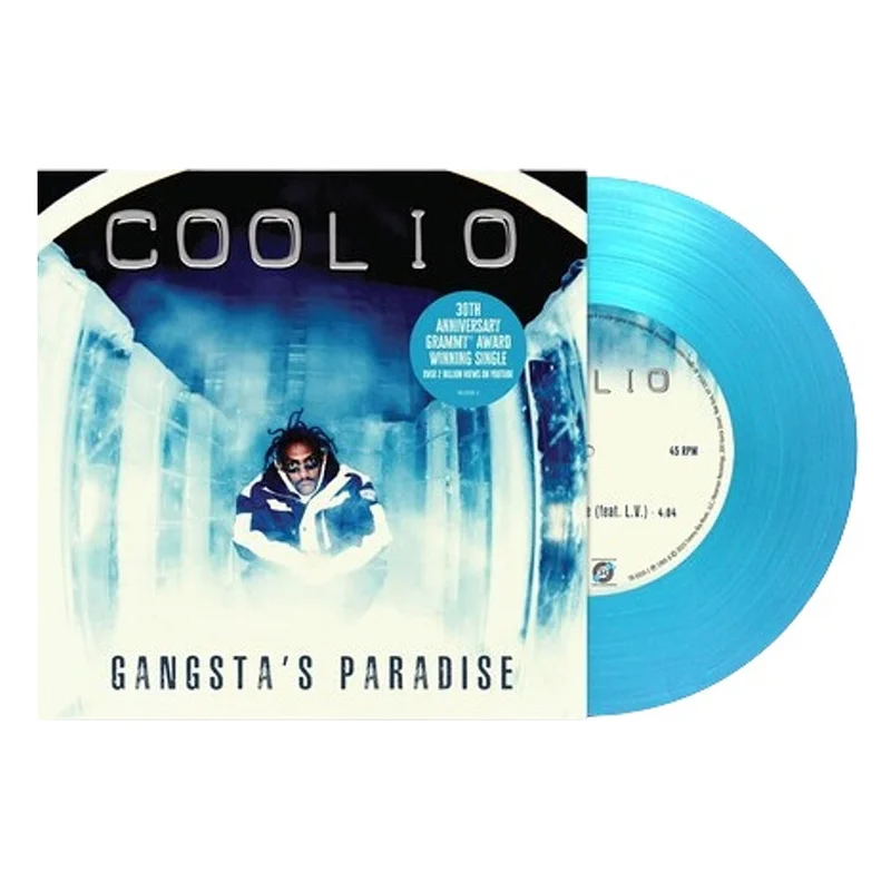 COOLIO - Gangsta's Paradise (30th Anniversary) - 7'' - Ice Blue Colour Vinyl