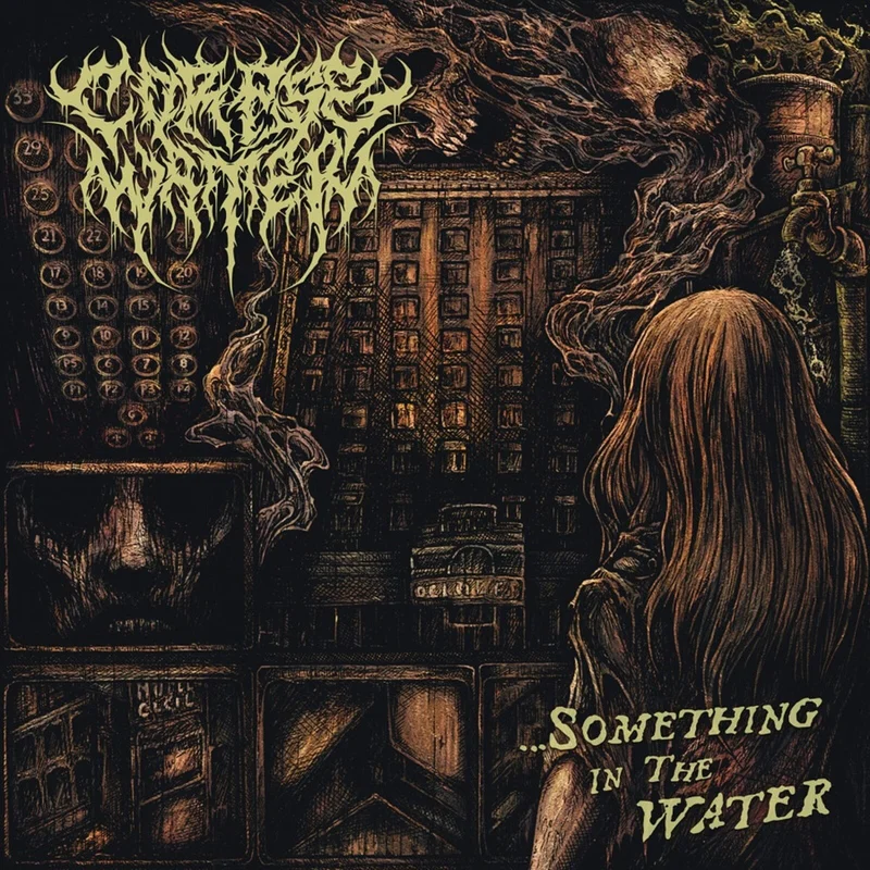 Corpse Water - ...Something In The Water LIME GREEN LP (Vinyl LP) PRE-ORDER