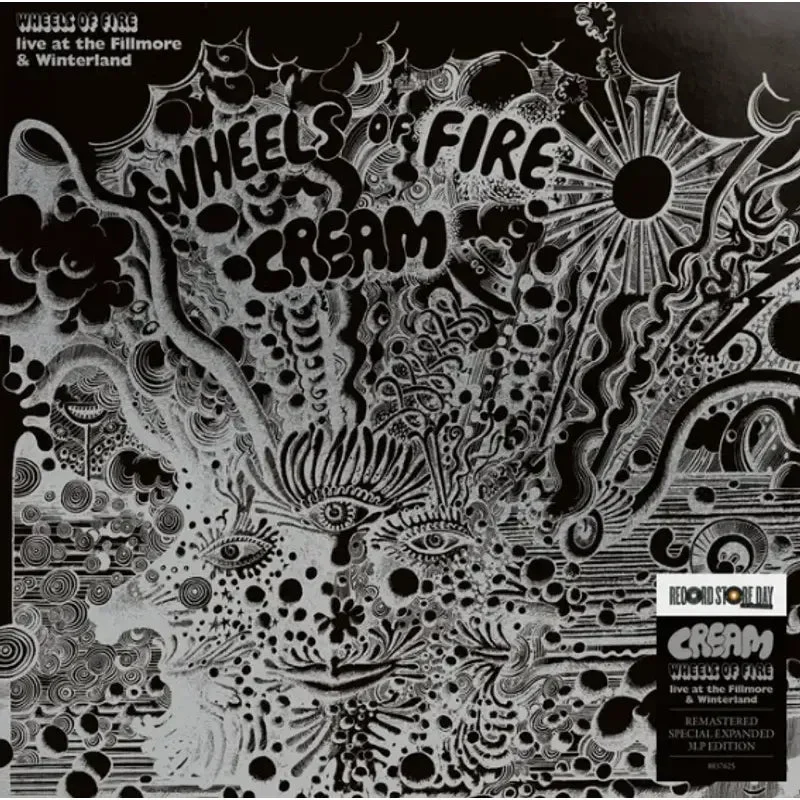 Cream - Wheels Of Fire: Live At The Fillmore Auditorium & Winterland Ballroom - RSD LP
