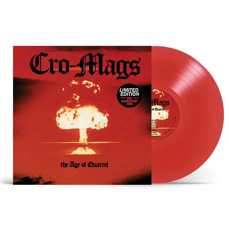 CRO-MAGS - The Age Of Quarrel (Repress) - LP - Ruby Red Translucent Vinyl