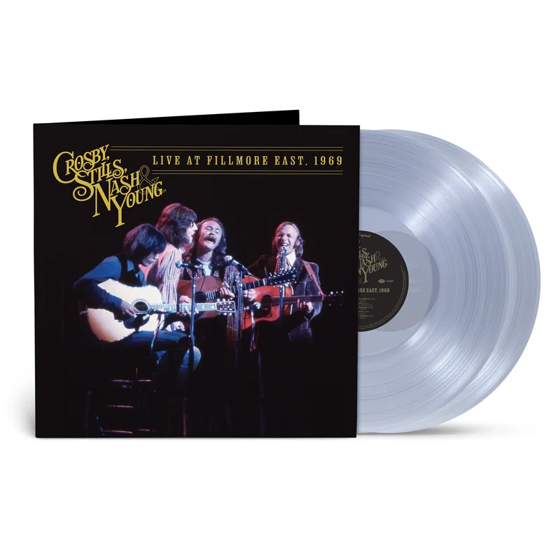 CROSBY, STILLS, NASH and YOUNG - Live At Fillmore East, 1969 - 2LP - Clear Vinyl [OCT 25]