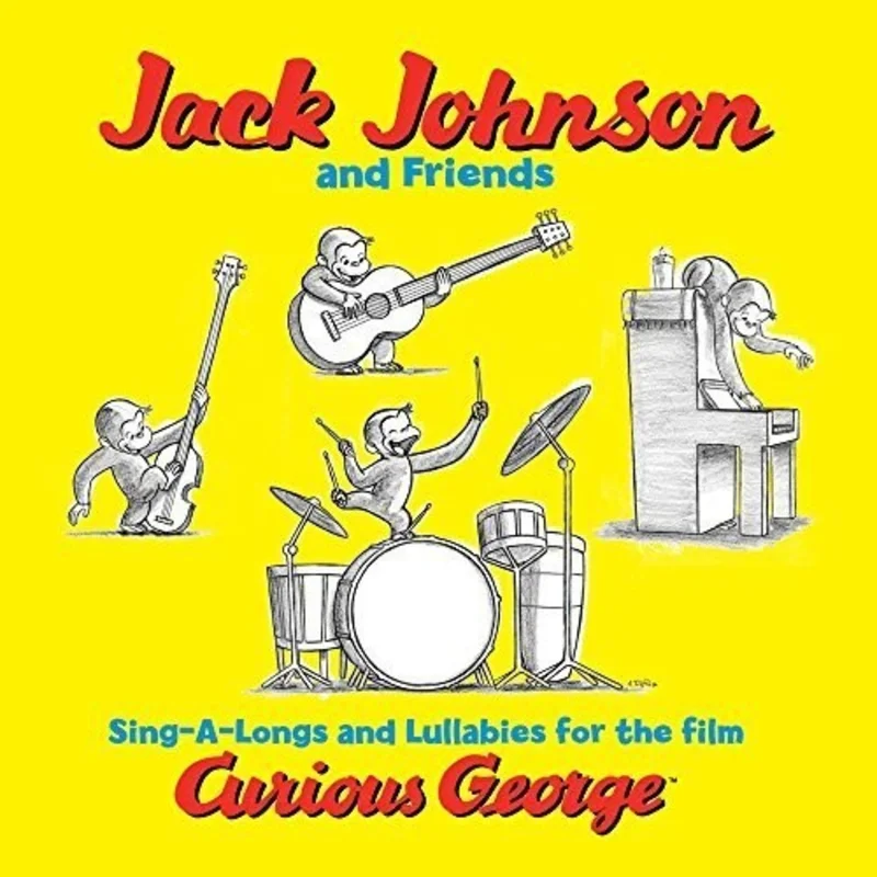 Curious George (Sing-a-Long Songs and Lullabies for the Film) - Jack Johnson & Friends - LP