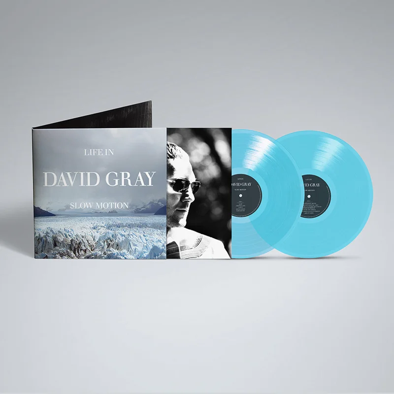 DAVID GRAY - Life in Slow Motion (20th Anniversary Deluxe Edition) - 2LP - Glacial Blue Vinyl