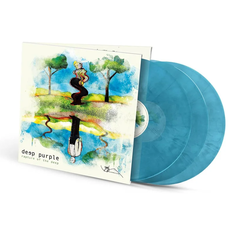 DEEP PURPLE - Rapture Of The Deep (20th Anniversary Edition) - 3LP - 180g Transparent Sky Blue Colour Vinyl