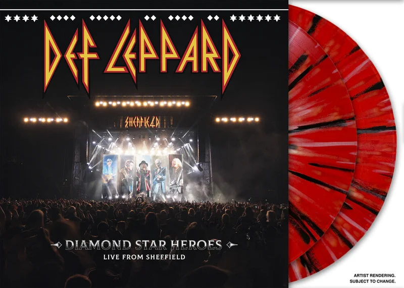 Def Leppard - Diamond Star Heroes: Live from Sheffield [180g Multicolor Splatter 2 LP]