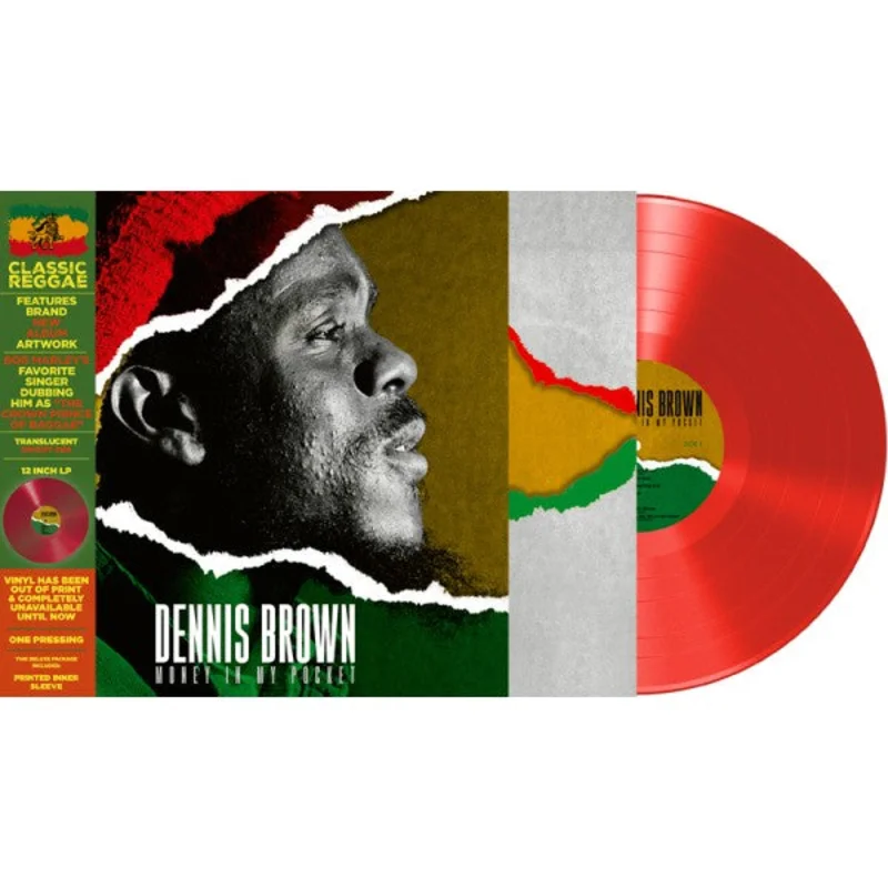 DENNIS BROWN - Money In My Pocket (Reissue) - LP - Translucent Red Vinyl