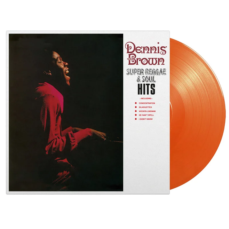 DENNIS BROWN - Super Reggae & Soul Hits (Reissue) - LP - 180g Orange Vinyl