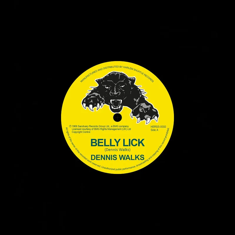 DENNIS WALKS | DRUMBAGO & BLENDERS - Belly Lick c/w  The Game Song (Reissue) - 7'' - Vinyl