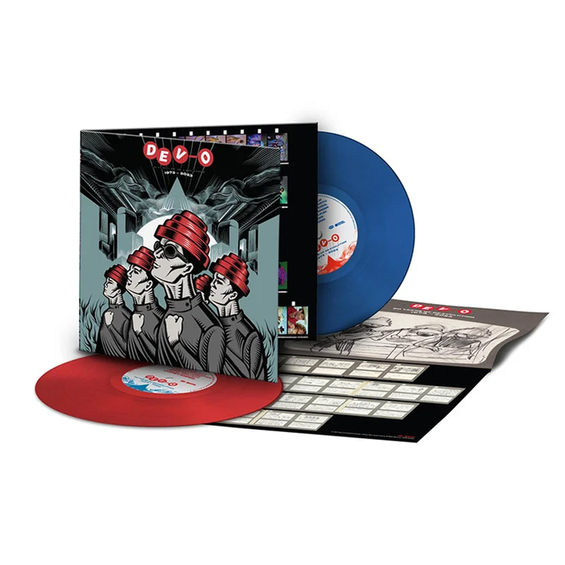 DEVO - 50 Years Of De-Evolution: 1973  2023 - 2LP - Red / Blue Vinyl